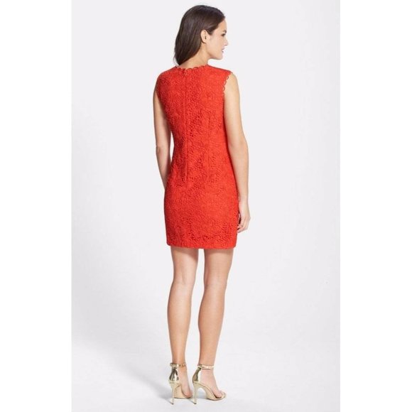 Cynthia Steffe 'Rayna' Sleeveless Lace Shift Dress - Picture 2 of 5